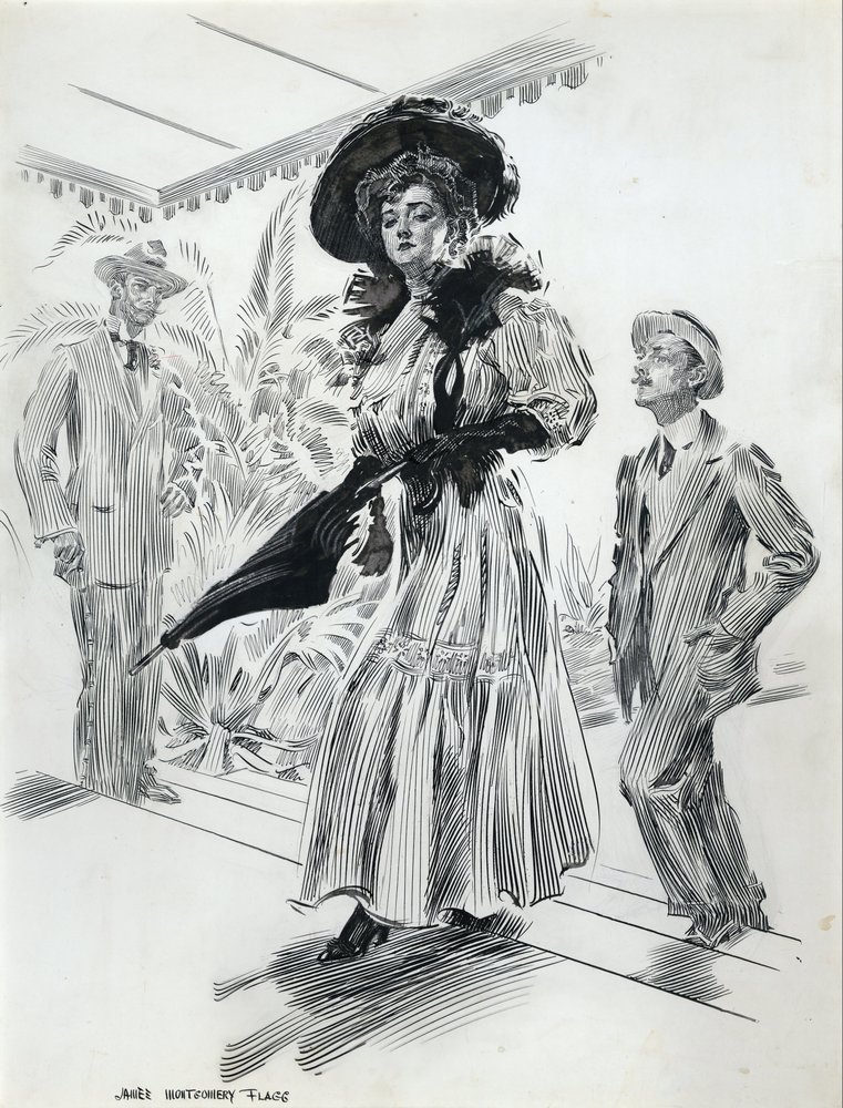 James Montgomery Flagg - She